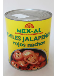 Jalapenos krájené červené