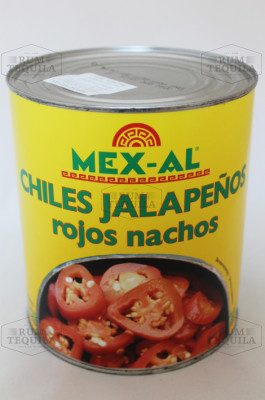 Jalapenos krájené červené