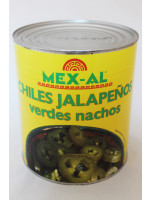 Jalapenos krájené zelené